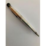 Vintage SILVER PROPELLING PENCIL. Hallmark for G Stockwell, London 1932. Working order.