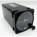 A Vintage Smiths Aircraft Director Horizon Gauge - Indicates Roll and Pitch of Aircraft. Serial