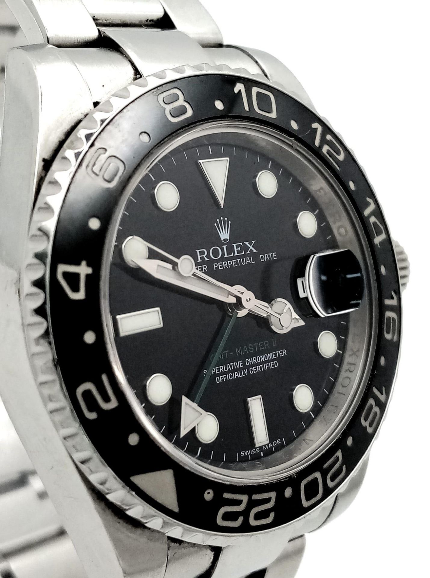 A Rolex GMT - Master II Automatic Gents Watch. Model 116710LN. Stainless steel bracelet and case - - Bild 3 aus 11