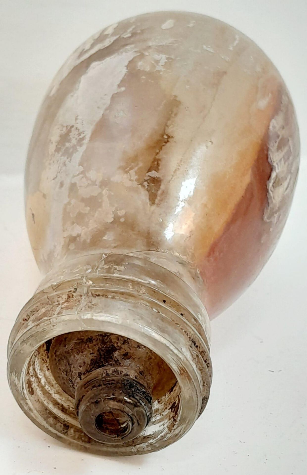WW2 German Inert Blendkorper Glass Smoke Grenade. Has Inner Capsule in Place. This Grenade used to - Image 3 of 4