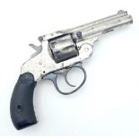 A Deactivated Harrington and Richards .22 Calibre Revolver. This vintage USA gun has the latest EU