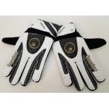 A Joe Hart Pair of Signed Goalkeeping Gloves. Signed at Man city training ground 2011.