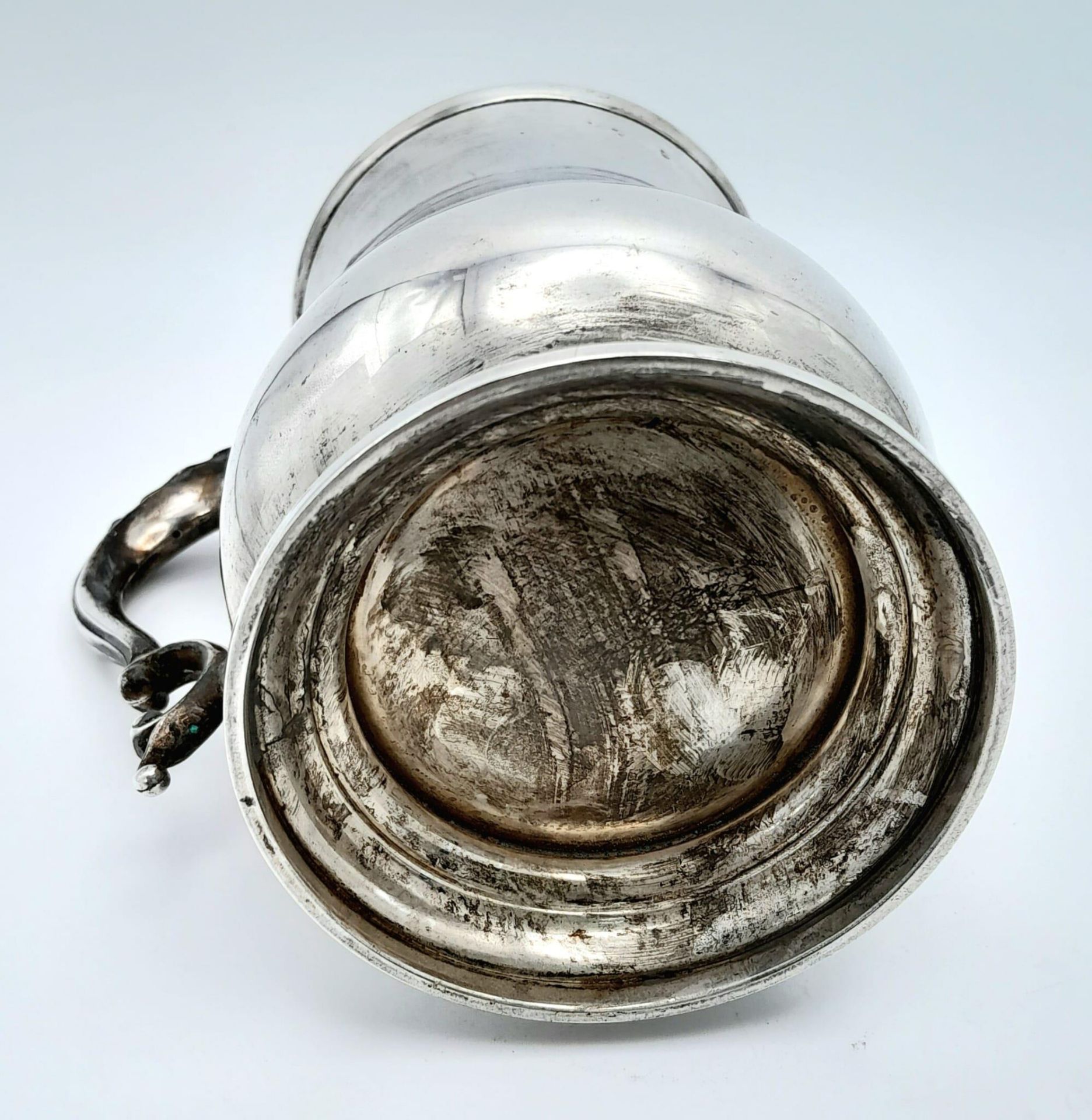 A Sterling Silver Tankard - Given to Gareth Smith of 'The Thrusters' - Winning regional darts team - Image 4 of 7