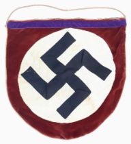 Rare 3rd Reich Pulpit Banner. Hard to find interesting item.