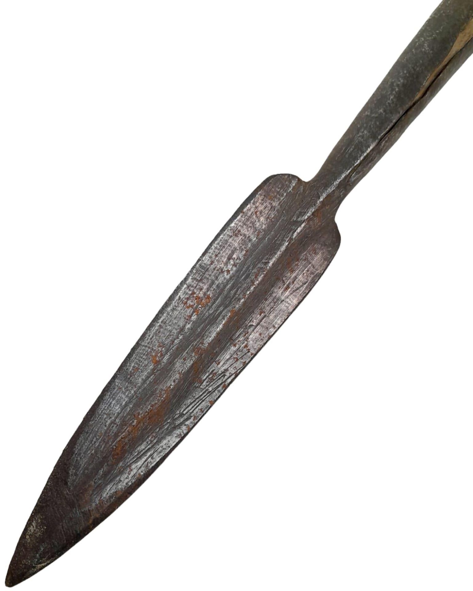 A South African Zulu Assegai Stabbing Spear. 73cm Length - Image 2 of 5