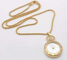 A BRAND NEW "COINWATCH" WITH 2 YEAR GUARANTEE . A PENDANT WATCH WITH A GENUINE COIN AS THE DIAL ,