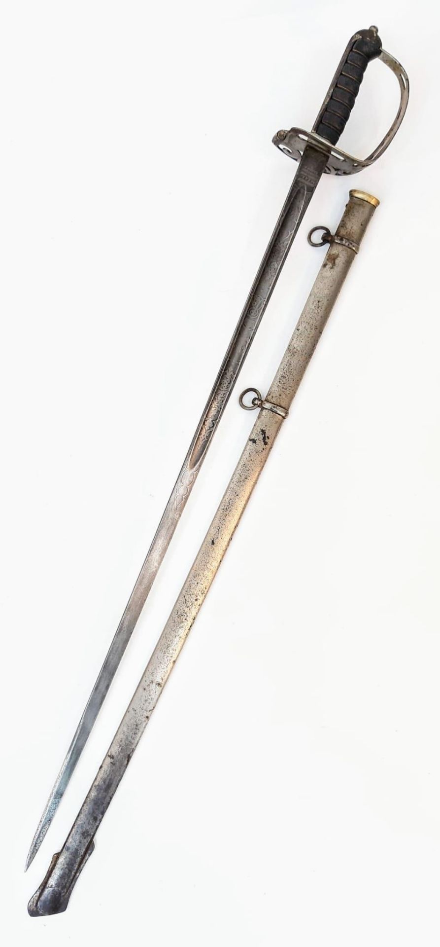 Second Boer War Period British Infantry Officers 1845 Pattern Sword of the Light Infantry. Maker: - Image 2 of 12