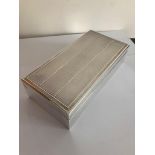 Vintage SILVER CIGARETTE BOX. London 1973. Condition as new and unused. Gross weight 522 grams.