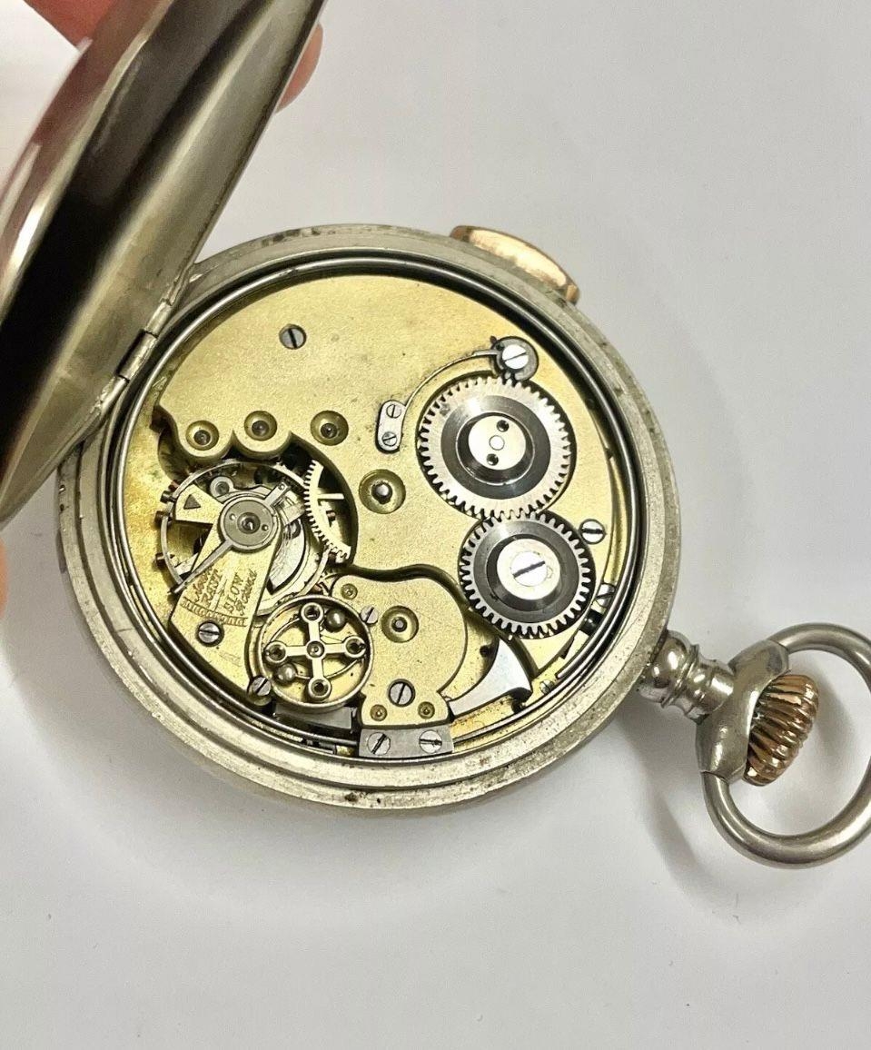 Vintage quarter repeater pocket watch , chimes , good balance . Sold as found - Image 2 of 4