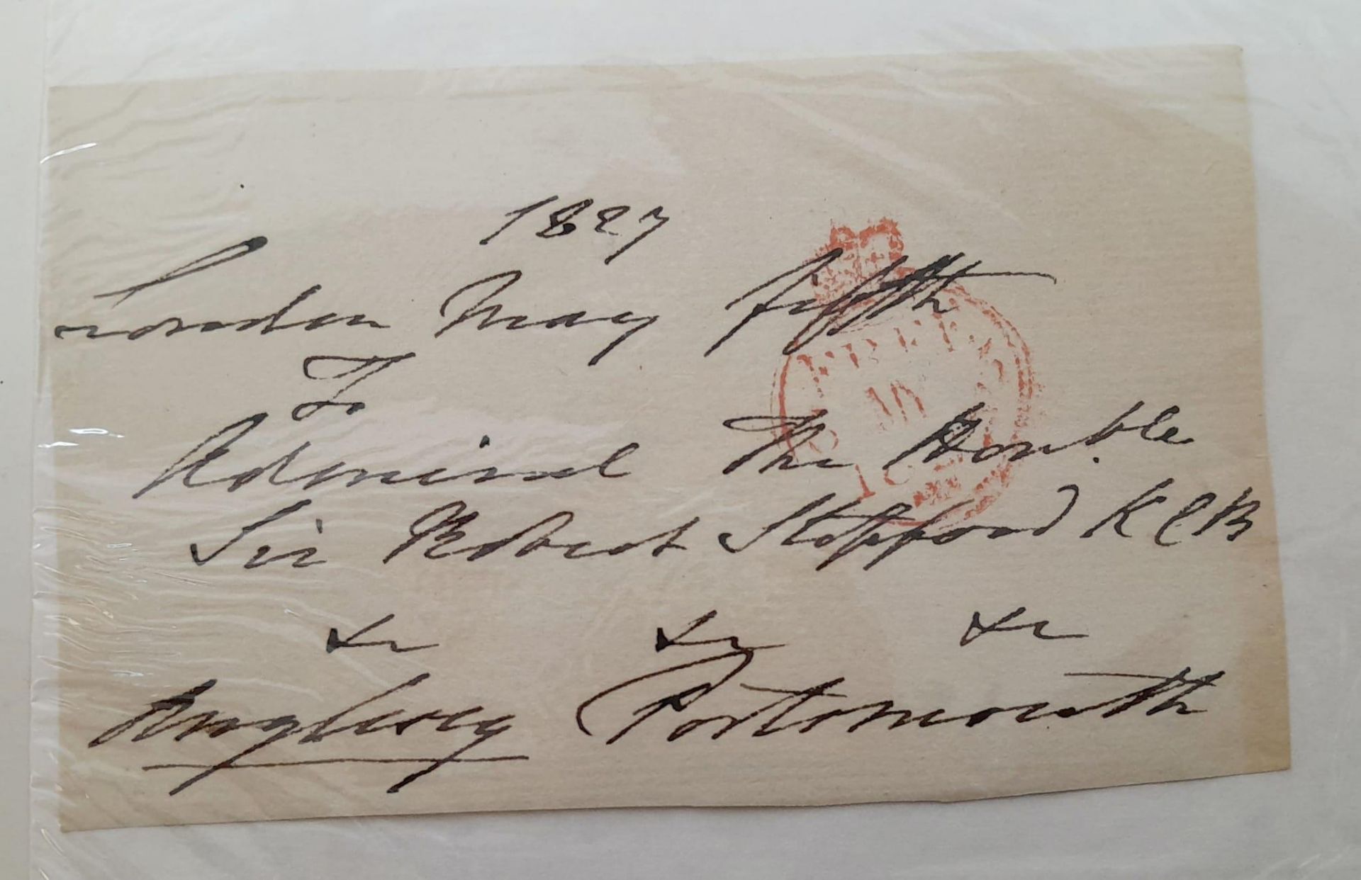 An 1827 Stamped Paper Signed by Lord Anglesey - Henry William Pagett. - Image 6 of 7