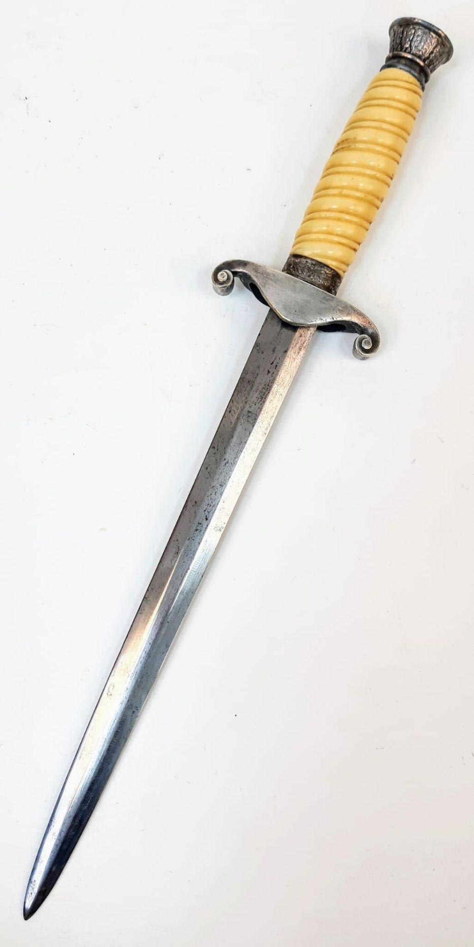 3rd Reich Heer (Army) Officers Dagger. Makers marked but partially removed from sharpening. - Image 4 of 12