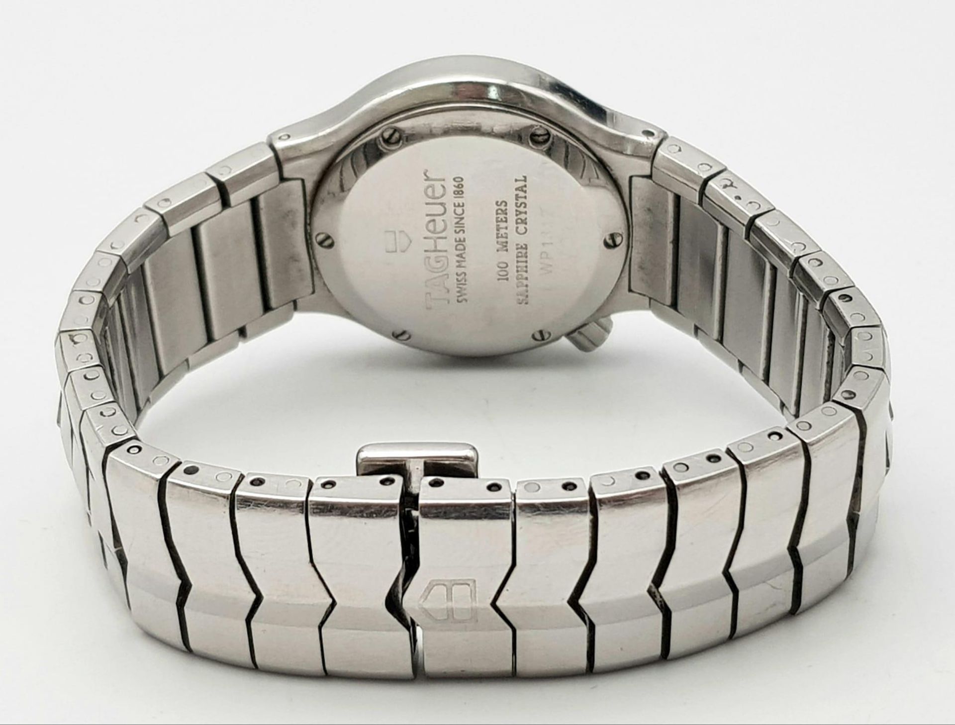 A Tag Heuer Alter Ego Quartz Ladies Watch. Stainless steel bracelet and case - 29mm. Mother of pearl - Image 5 of 7
