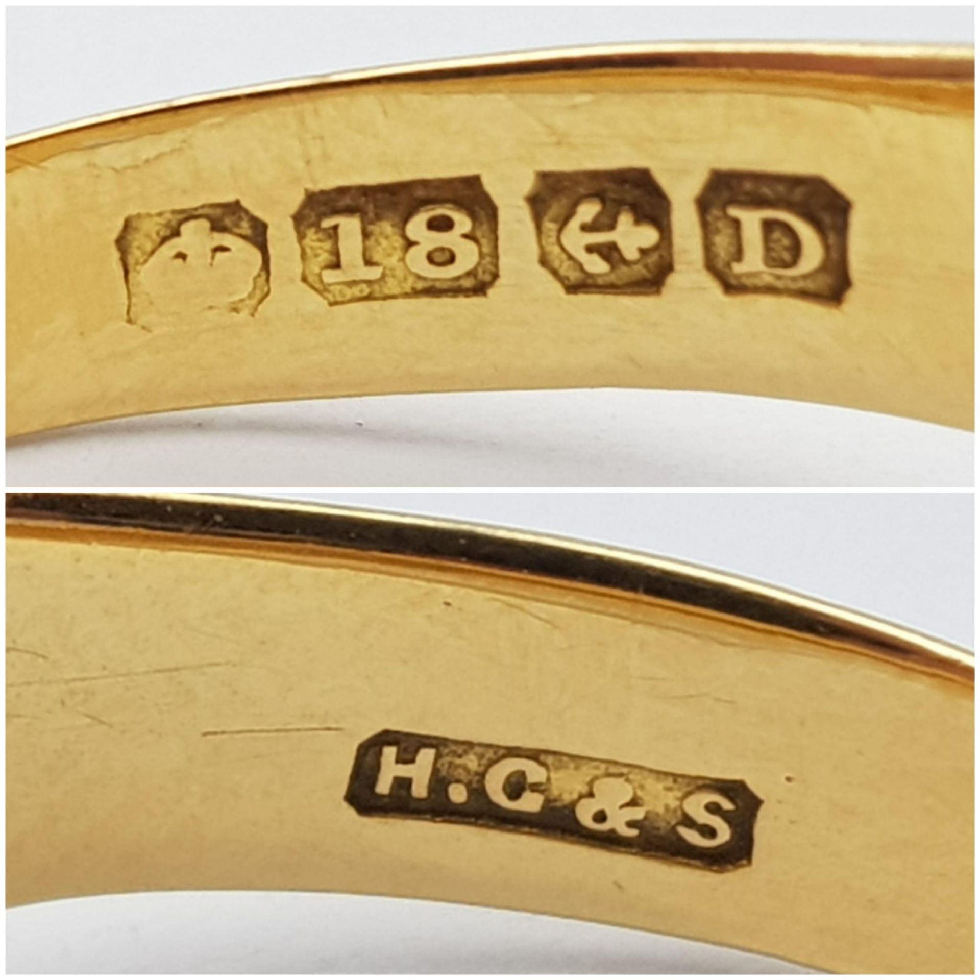 A Vintage 18K Yellow Gold Gents Signet Ring. Size X. 12.2g weight. - Bild 9 aus 9