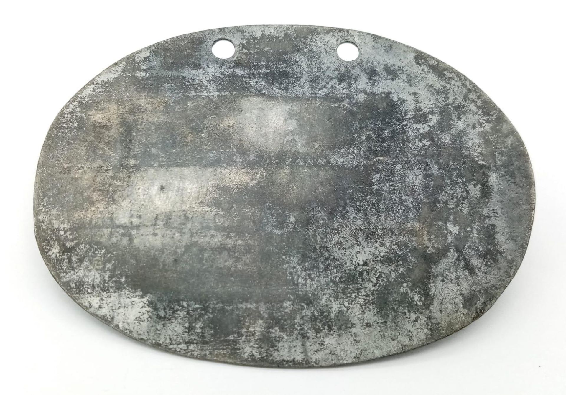 WW1 Imperial German Dog Tag to a soldier who was with No 1 Machine Gun Company. - Image 2 of 2