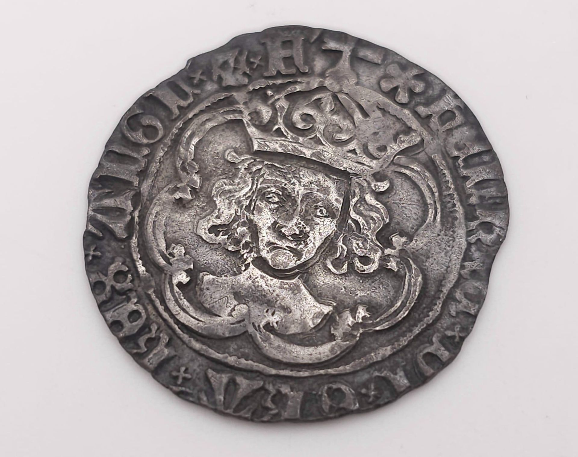 A Henry VII (1485-1603) Silver Groat Hammered Coin. Please see photos for conditions. S2199. - Image 6 of 8