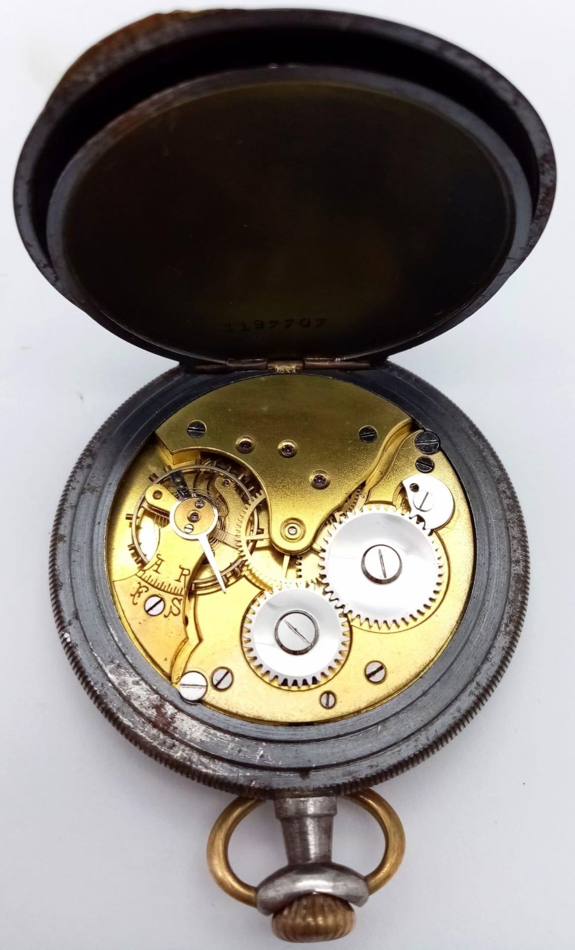 3rd Reich “Brown Shirts” Pocket Watch. 1930’s Swiss Made Pocket Watch with the centre of a SA - Image 3 of 5
