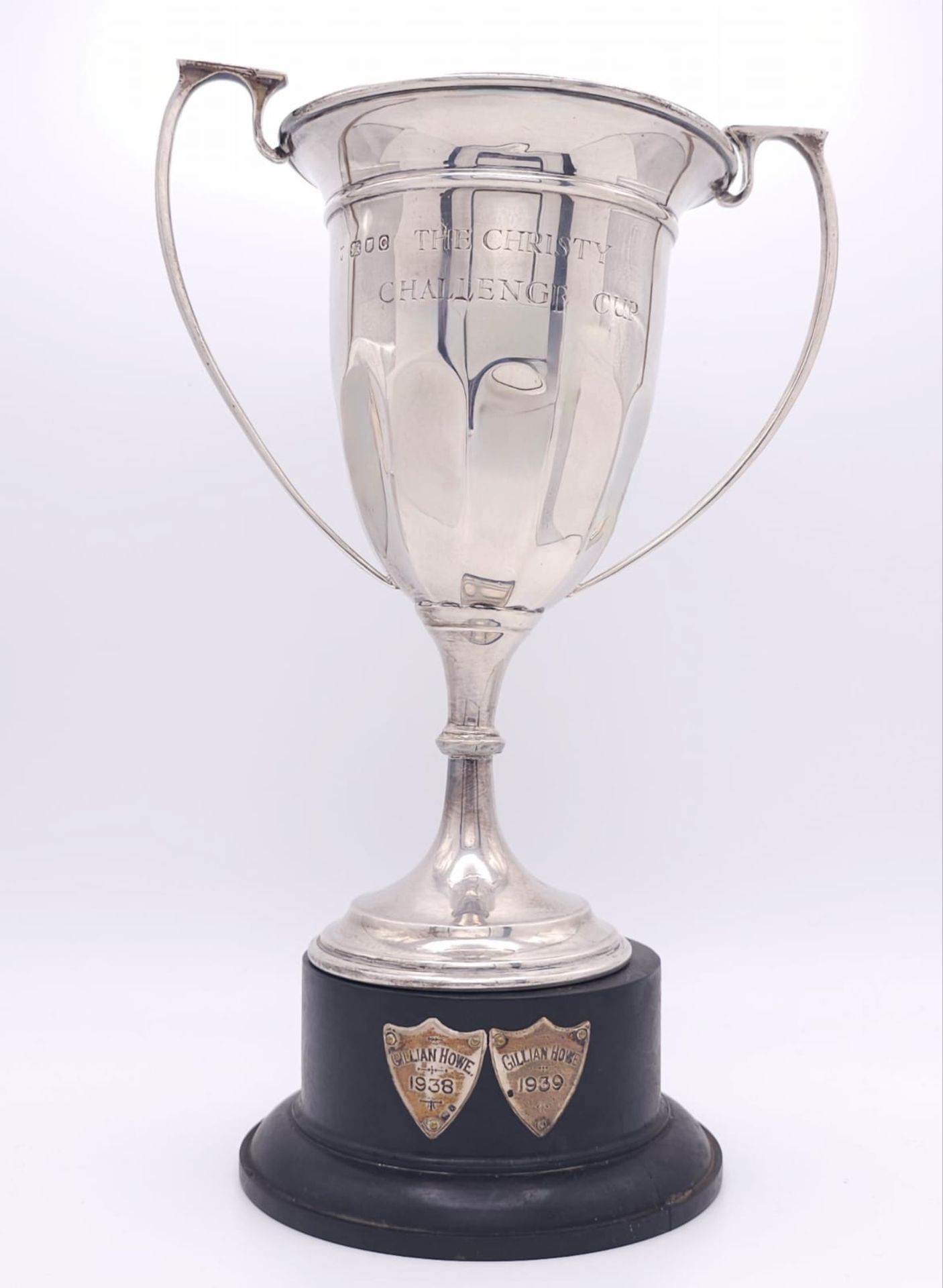 A Sterling Silver Two Handled Trophy Cup - Given to the yearly winner of The Christy Cup Challenge - Image 3 of 22