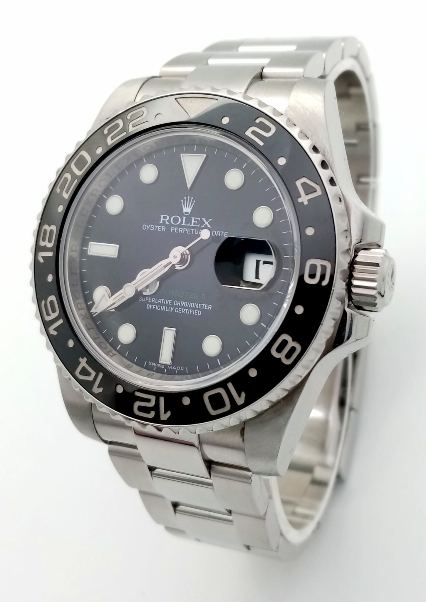 A Rolex GMT-Master II Oyster Perpetual Date Gents Watch. Model - 116710LN. Stainless steel - Image 3 of 12