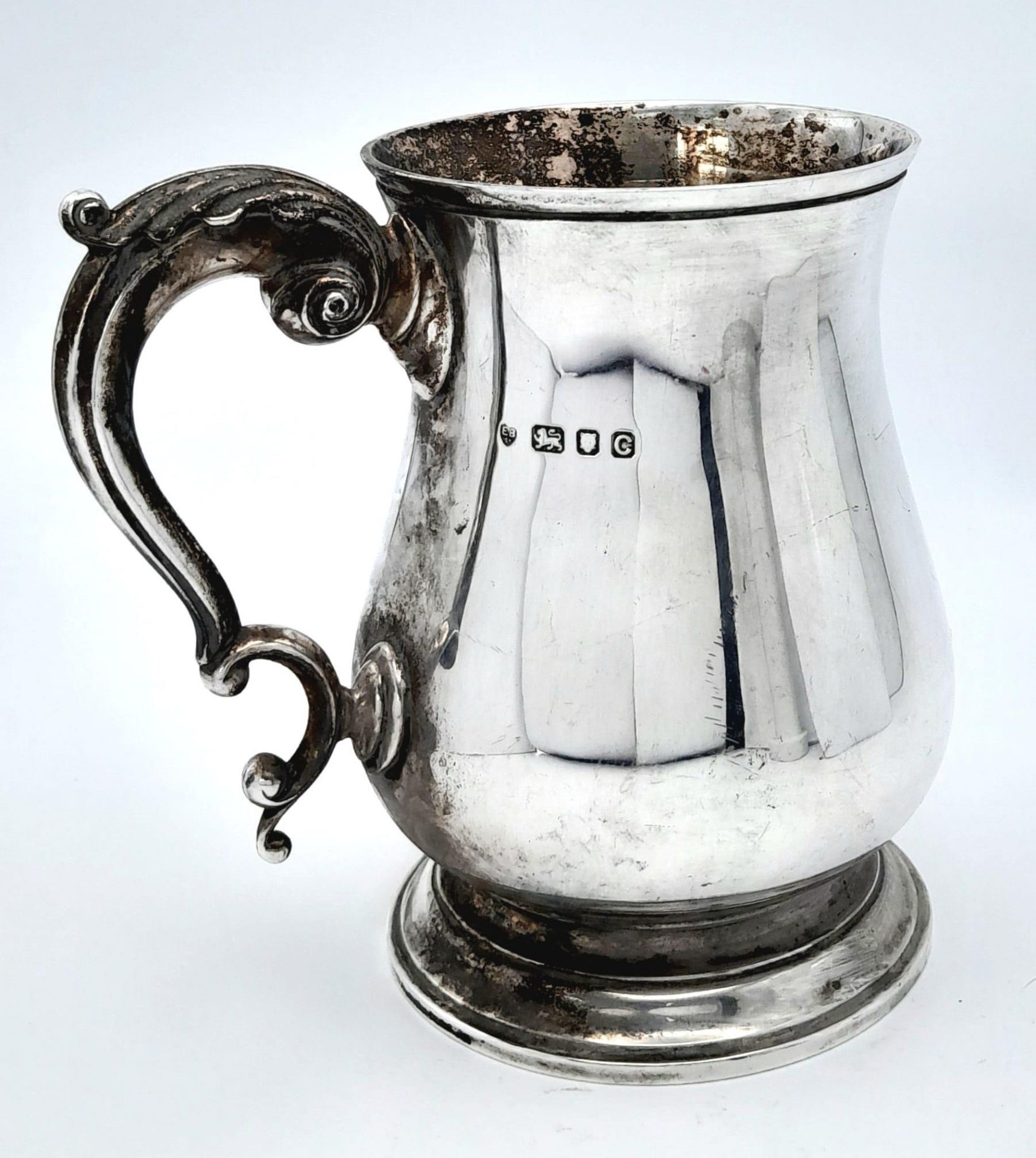 A Sterling Silver Tankard - Given to Gareth Smith of 'The Thrusters' - Winning regional darts team - Image 3 of 7