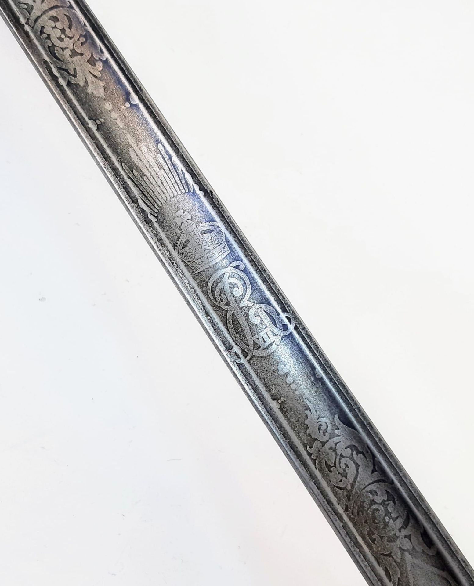 Second Boer War Period British Infantry Officers 1845 Pattern Sword of the Light Infantry. Maker: - Image 8 of 12