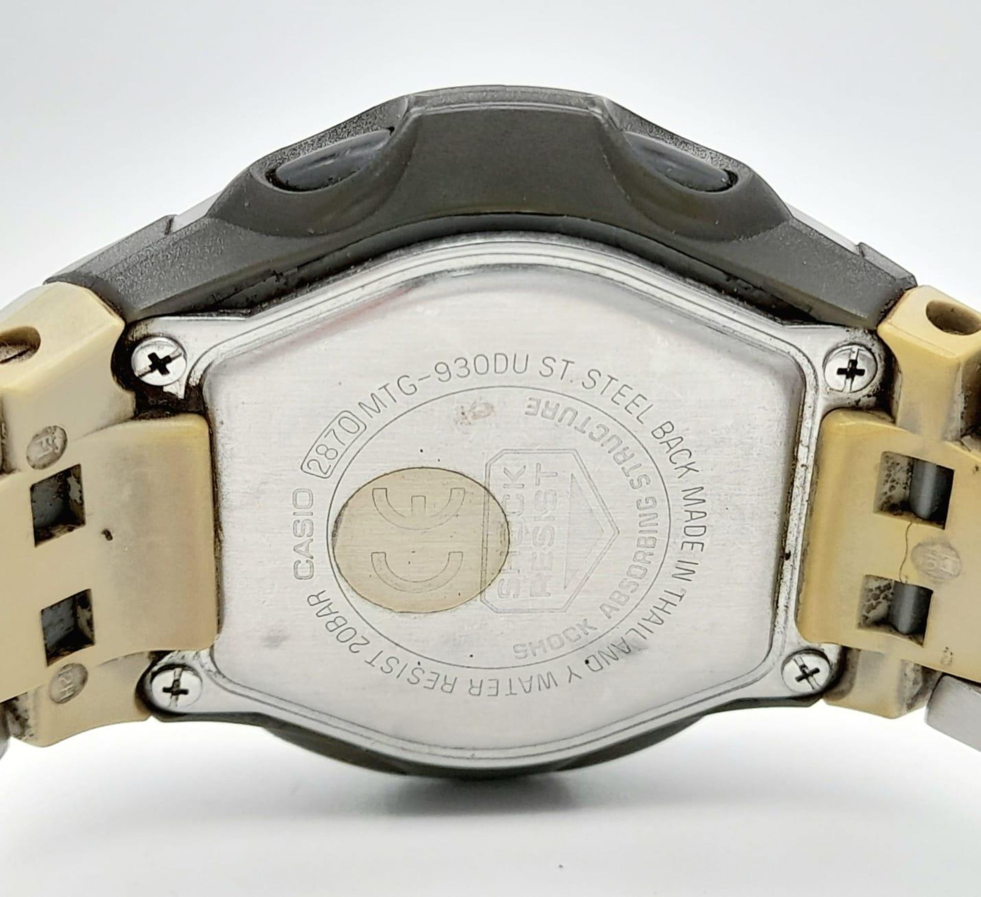 A Men’s Casio Model 2870 Wave Ceptor/ Tough Solar Watch. 45mm Case. Working Order, Complete with Box - Bild 9 aus 19