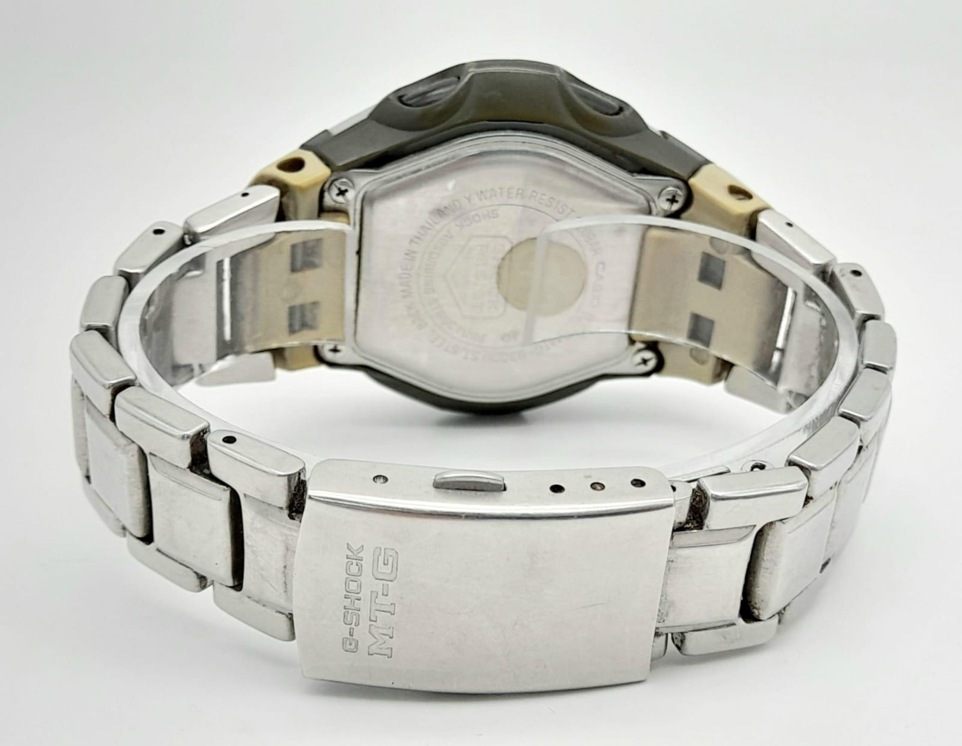 A Men’s Casio Model 2870 Wave Ceptor/ Tough Solar Watch. 45mm Case. Working Order, Complete with Box - Bild 7 aus 19