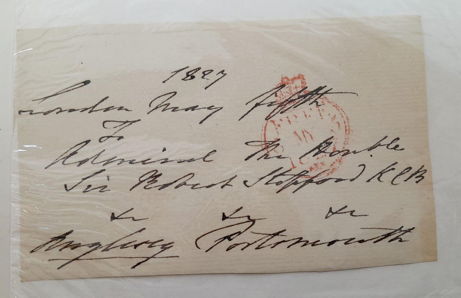 An 1827 Stamped Paper Signed by Lord Anglesey - Henry William Pagett. - Image 7 of 7
