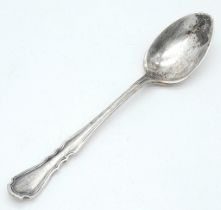 An antique sterling silver teaspoon with full Sheffield hallmarks, 1919. Total weight 14.6G. Total