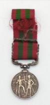 Indian General Service Medal with 2 Clasps, Tibah 1897-98 & Punjab Frontier 1897-98. Named to Pte A.