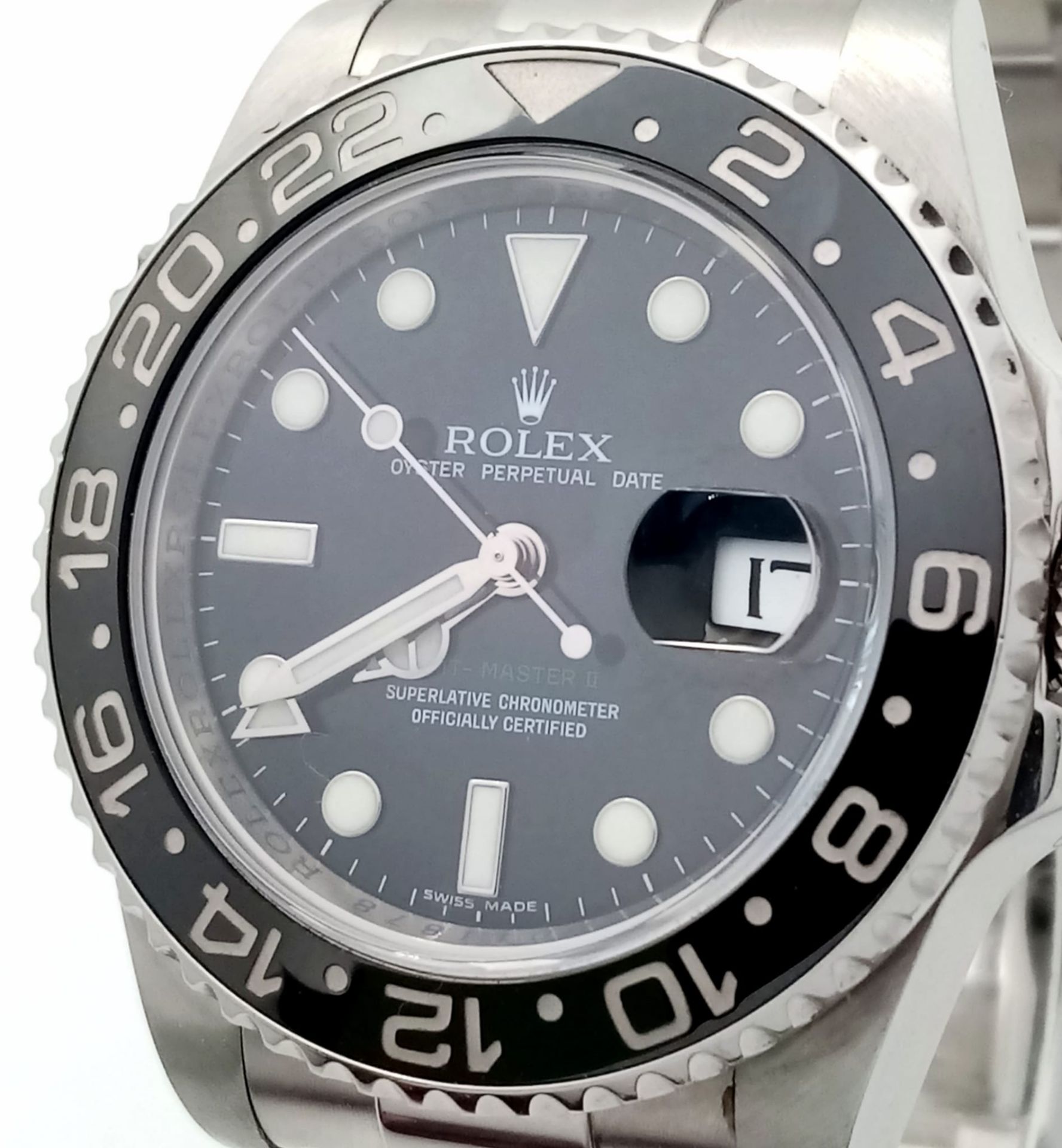 A Rolex GMT-Master II Oyster Perpetual Date Gents Watch. Model - 116710LN. Stainless steel - Image 4 of 12