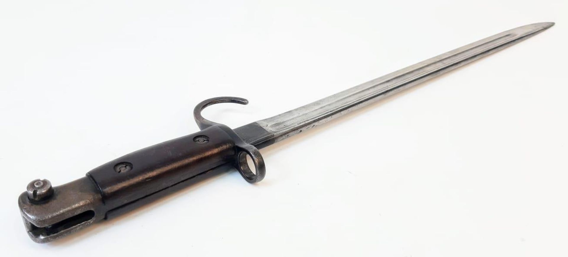 1912 Dated Hooked Quillion Bayonet. Maker: Sanderson. Unit Marked 2.R.H. - Bild 4 aus 11