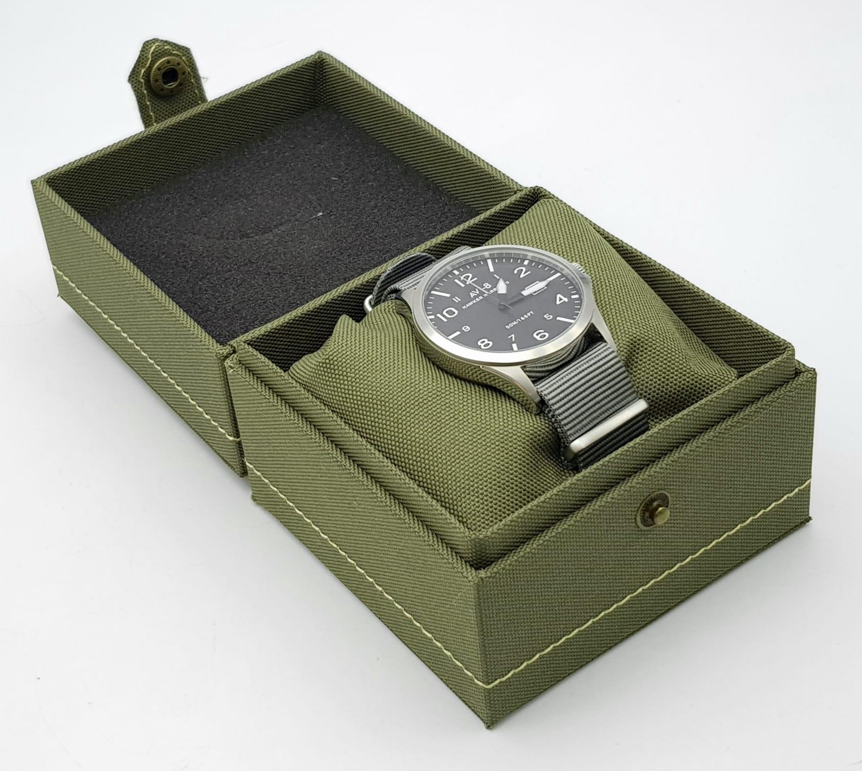 An Unworn Hawker Hurricane Quartz Date Watch by AVI8. 46mm Including Crown. Full Working order on - Image 6 of 7