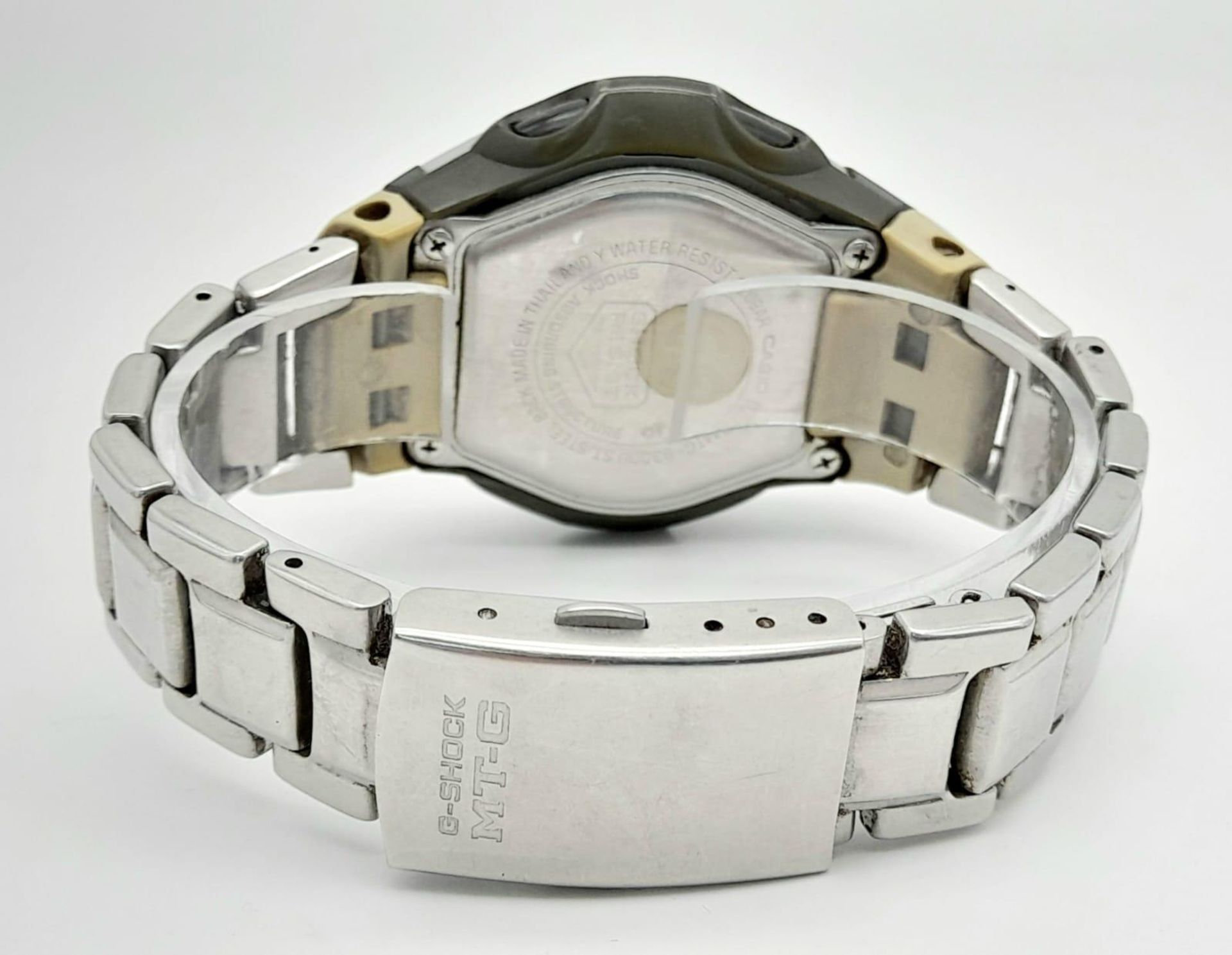 A Men’s Casio Model 2870 Wave Ceptor/ Tough Solar Watch. 45mm Case. Working Order, Complete with Box - Bild 6 aus 19