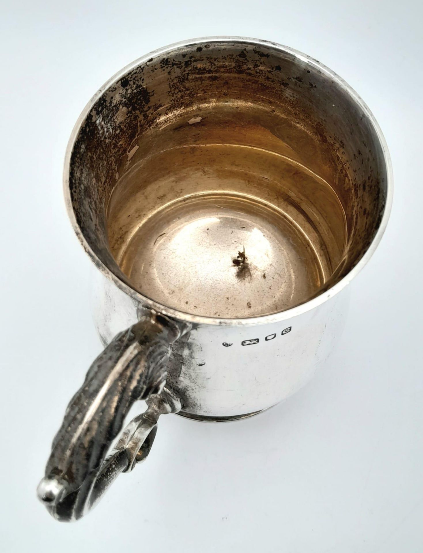 A Sterling Silver Tankard - Given to Gareth Smith of 'The Thrusters' - Winning regional darts team - Image 5 of 7