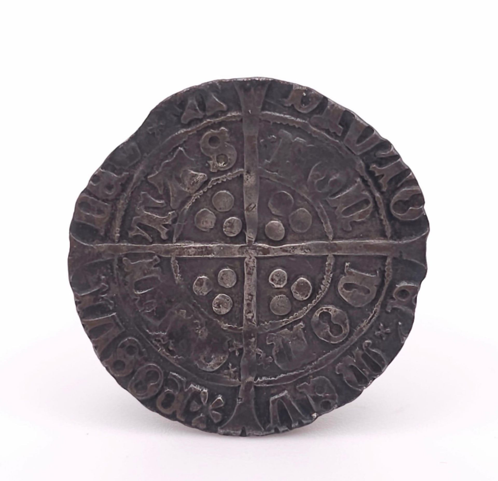 A Henry VII (1485-1603) Silver Groat Hammered Coin. Please see photos for conditions. S2199. - Image 3 of 8