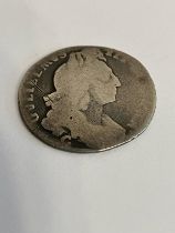 WILLIAM III SILVER SIXPENCE . Condition, worn/poor