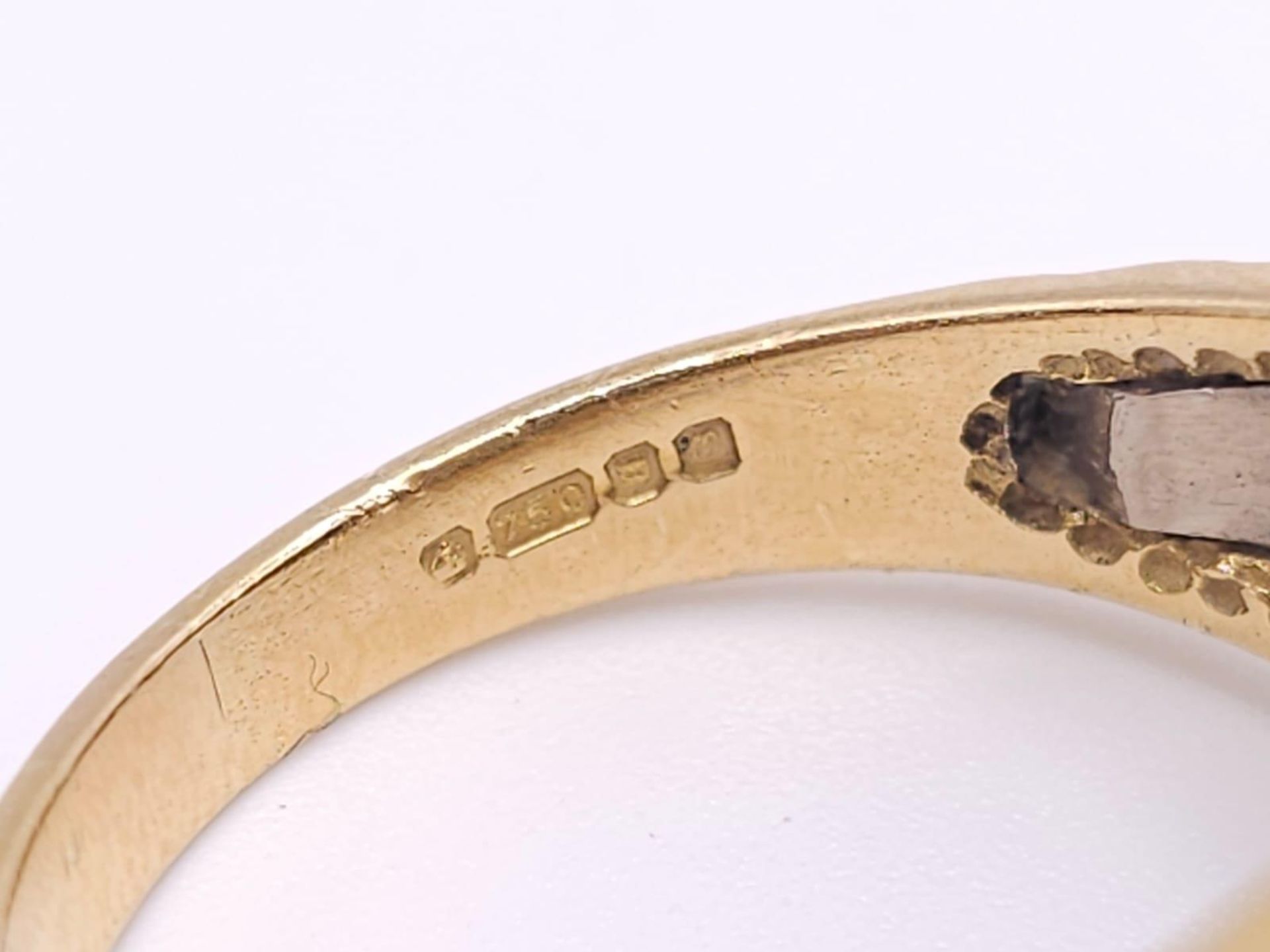 AN IMPRESSIVE 18K 2 COLOUR GOLD DIAMOND SET RING INSPIRED BY THE ROLEX DESIGN, APPROX 0.50CT - Bild 10 aus 13