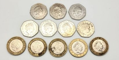 A MIXED LOT OF COINS..... SEE PHOTOS/