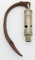 WW1 British Officers “Over The Top” Whistle Dated 1916 (Battle of the Somme)