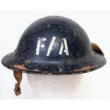 WW2 British Homefront First Aiders Mk II Helmet.