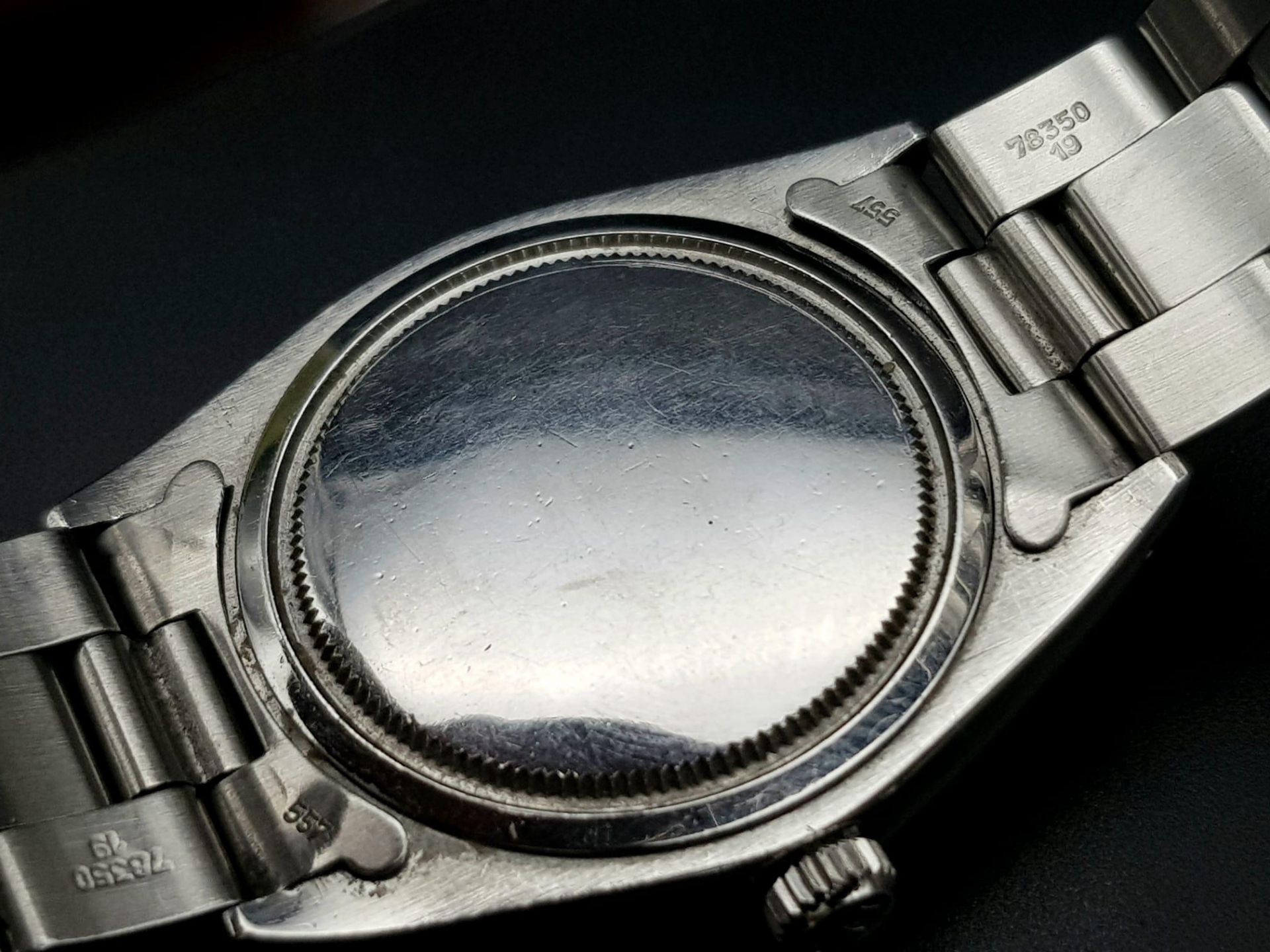 A Vintage Rolex Oysterdate Precision Mid-Size Watch. Stainless steel bracelet and case - 35mm. - Image 5 of 9