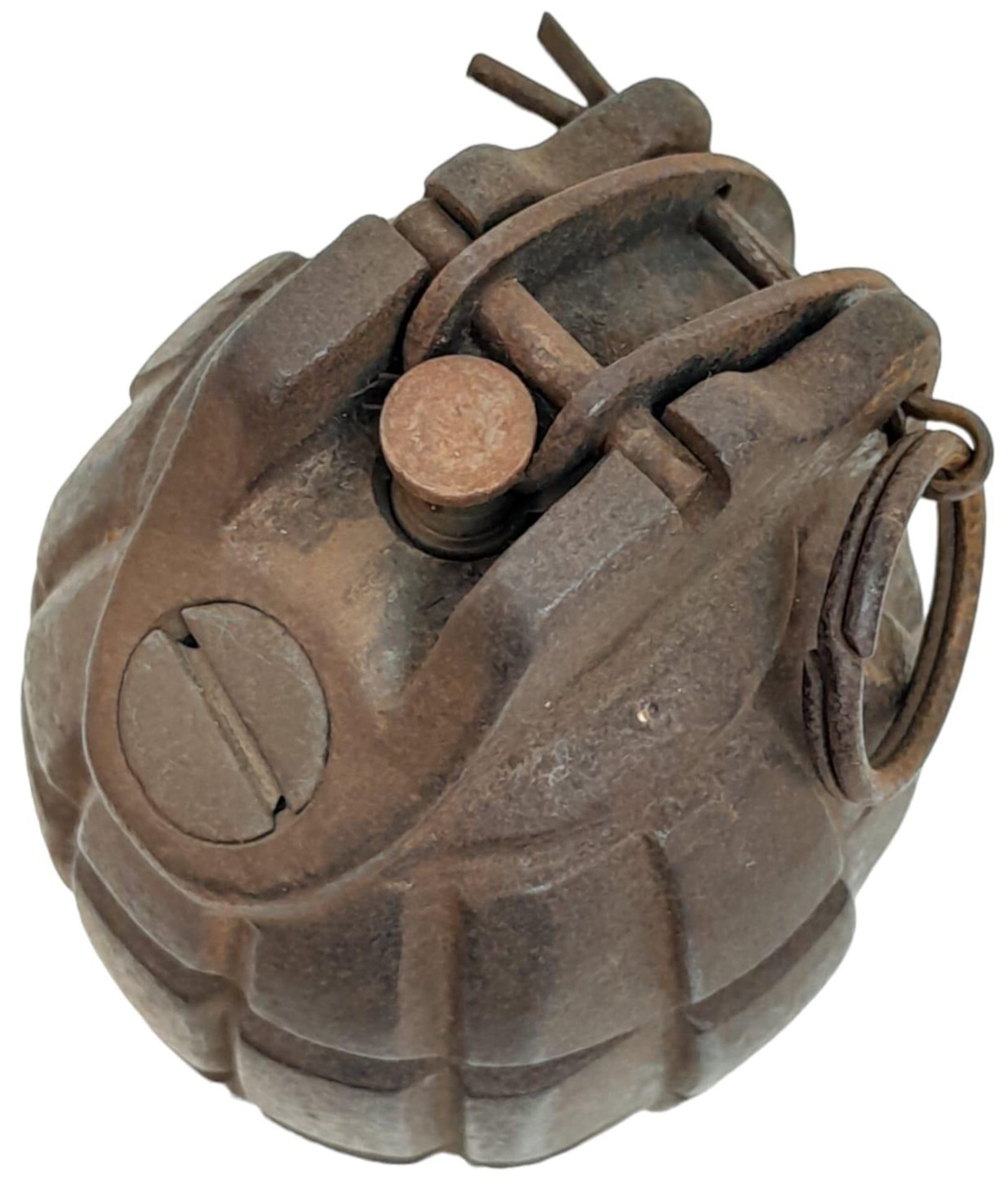 INERT 1915 Dated MK 1 No 5 Mills Grenade. Maker Chamberlain & Hookham Ltd Birmingham. A nice early - Image 3 of 4