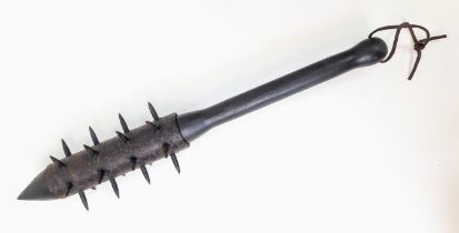 WW1 Austro-Hungarian Trench Raiding Mace. The metalwork is an original Battlefield Find, while the