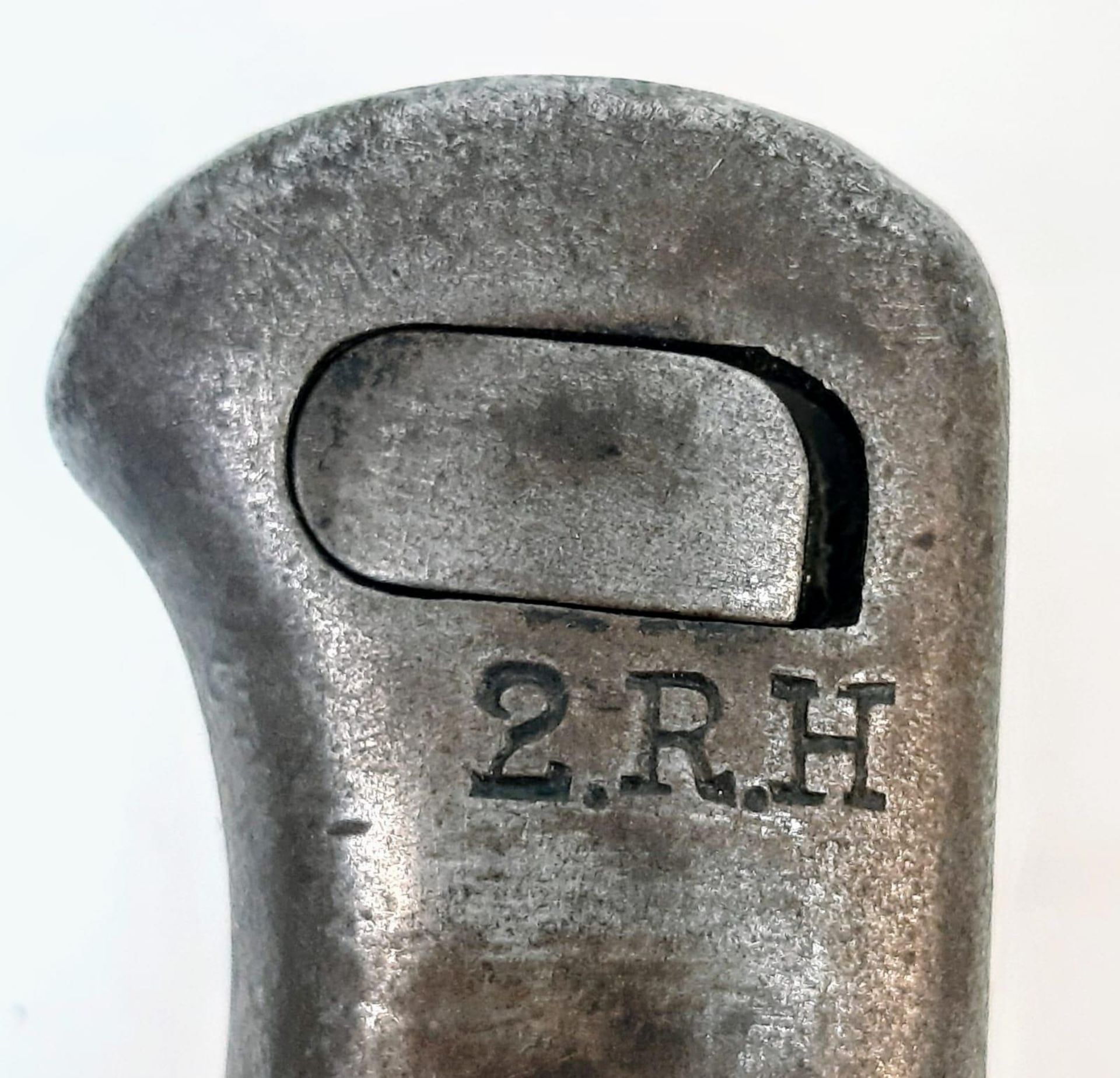 1912 Dated Hooked Quillion Bayonet. Maker: Sanderson. Unit Marked 2.R.H. - Image 6 of 11