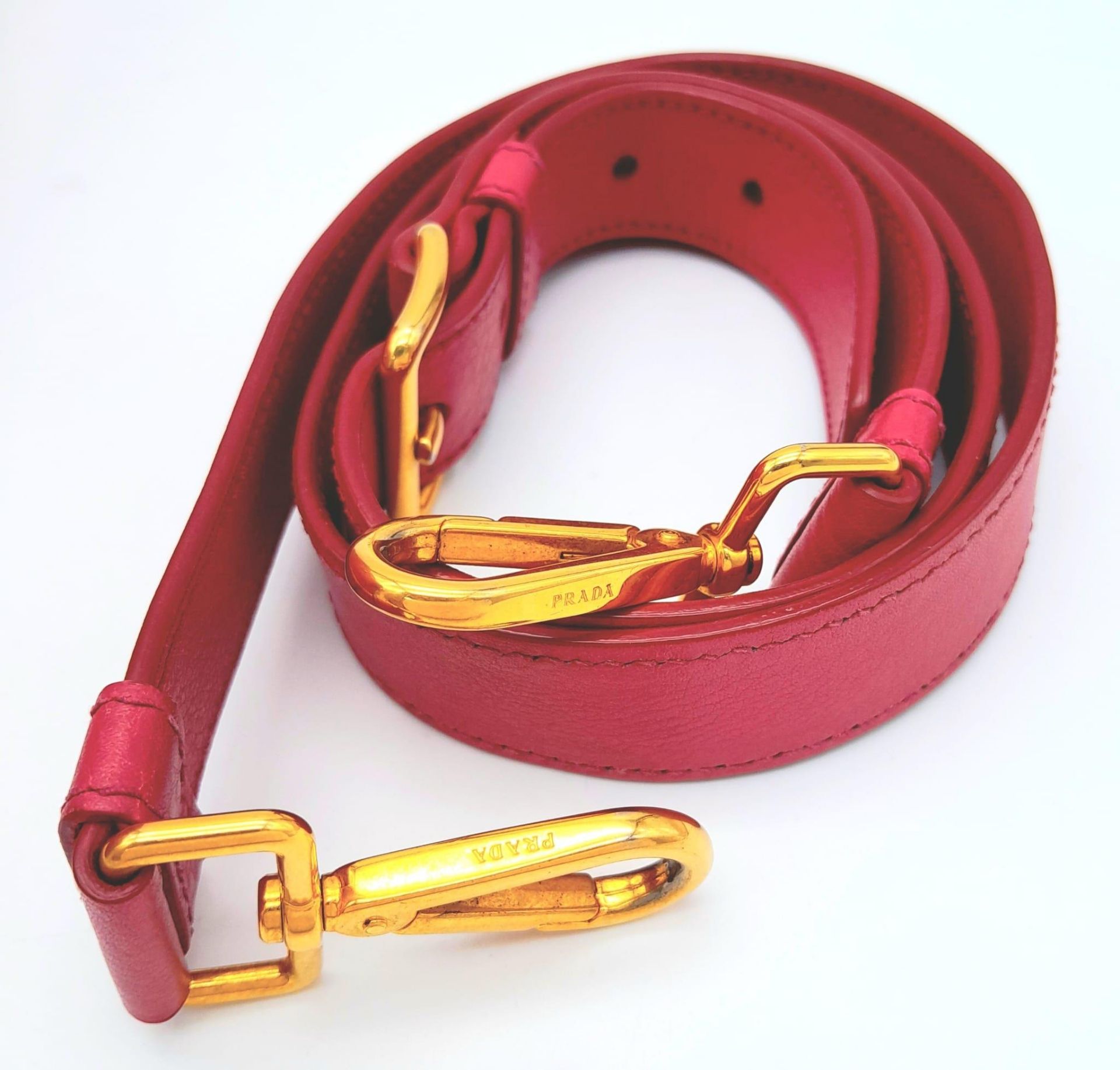 A Prada Vitello Daino satchel bag, soft pink leather, matching leather/fabric interior, gold tone - Image 11 of 11