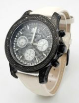 A Luxerman Raptor Gents Diamond Watch. Three different bracelets to choose from. Diamond case -