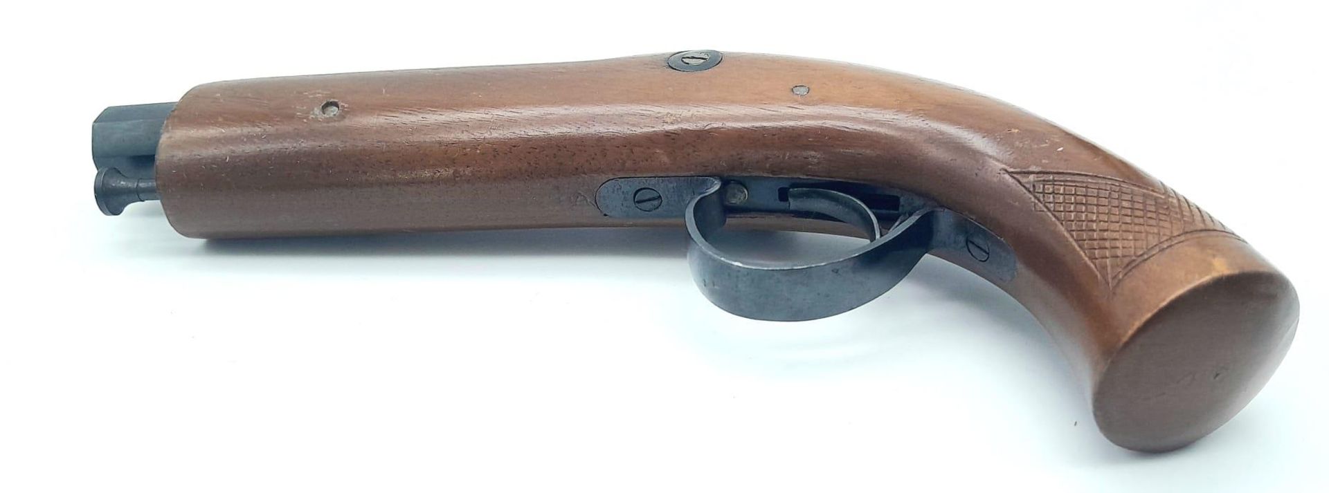 A Deactivated Reproduction Spanish Small Black Powder Muzzle Loading Pistol. Perfect for movie/tv - Image 4 of 7