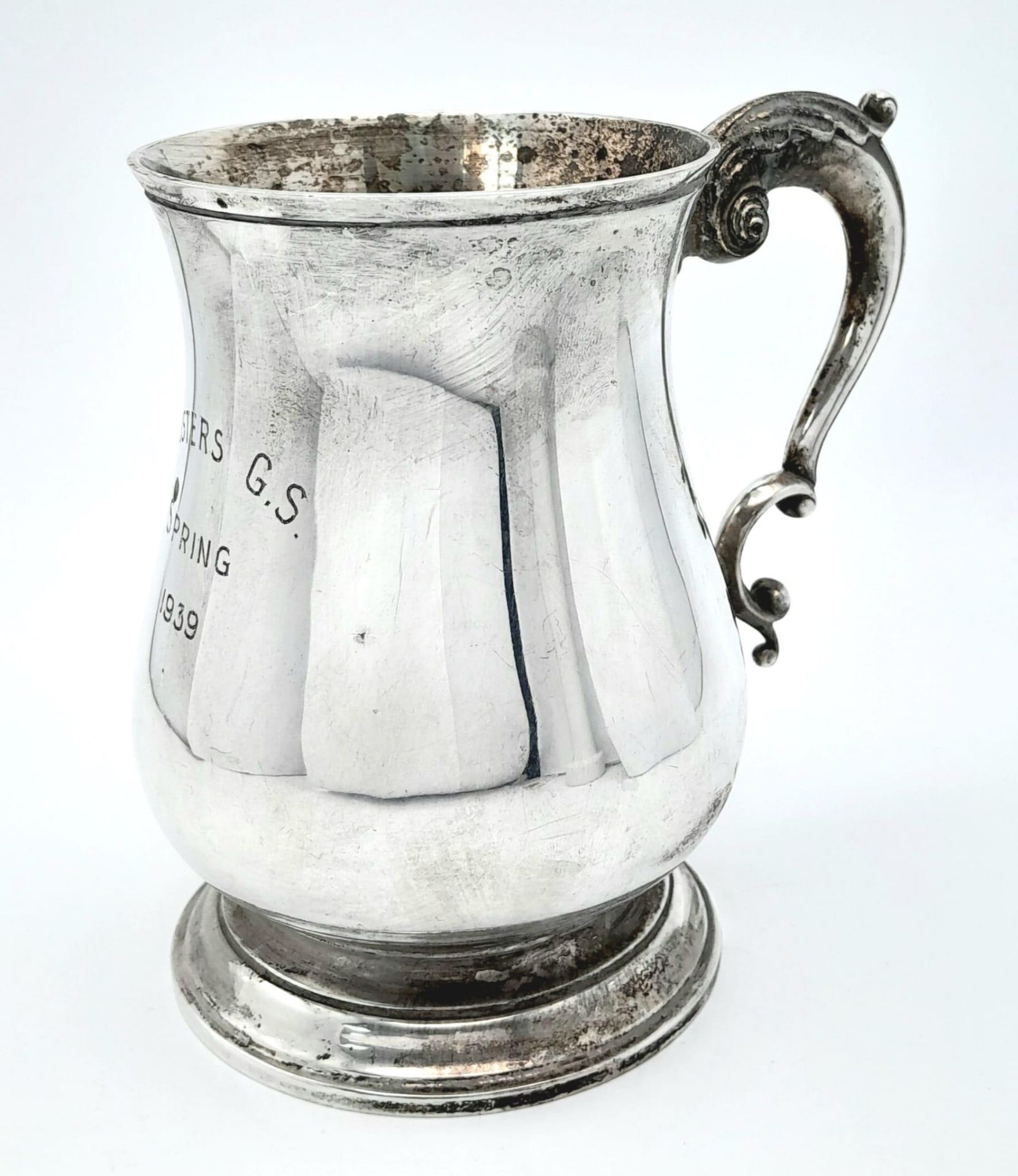 A Sterling Silver Tankard - Given to Gareth Smith of 'The Thrusters' - Winning regional darts team - Image 2 of 7