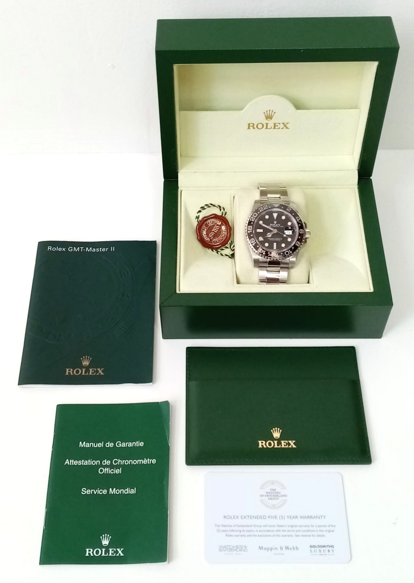 A Rolex GMT-Master II Oyster Perpetual Date Gents Watch. Model - 116710LN. Stainless steel - Image 9 of 12