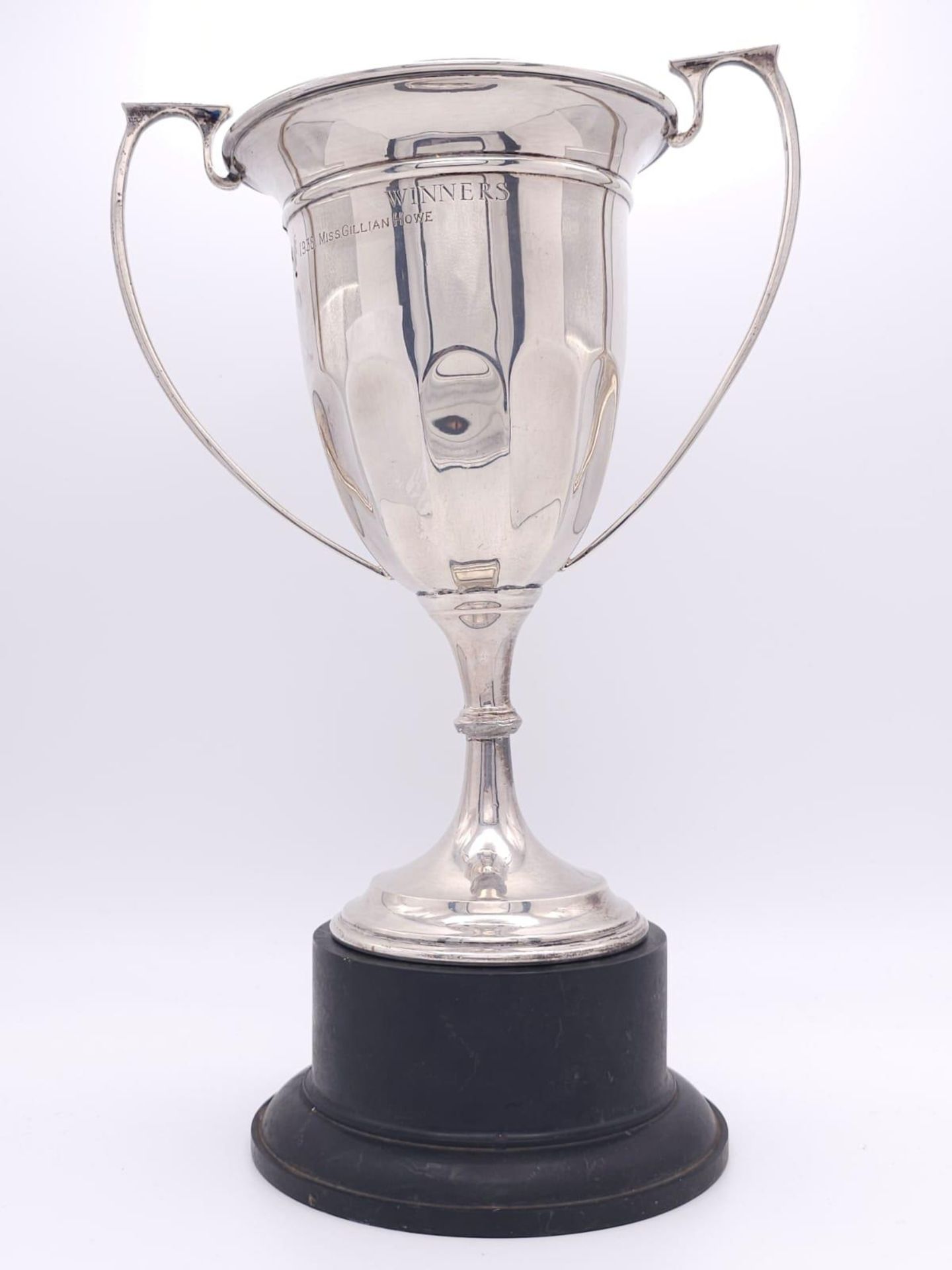 A Sterling Silver Two Handled Trophy Cup - Given to the yearly winner of The Christy Cup Challenge - Image 6 of 22